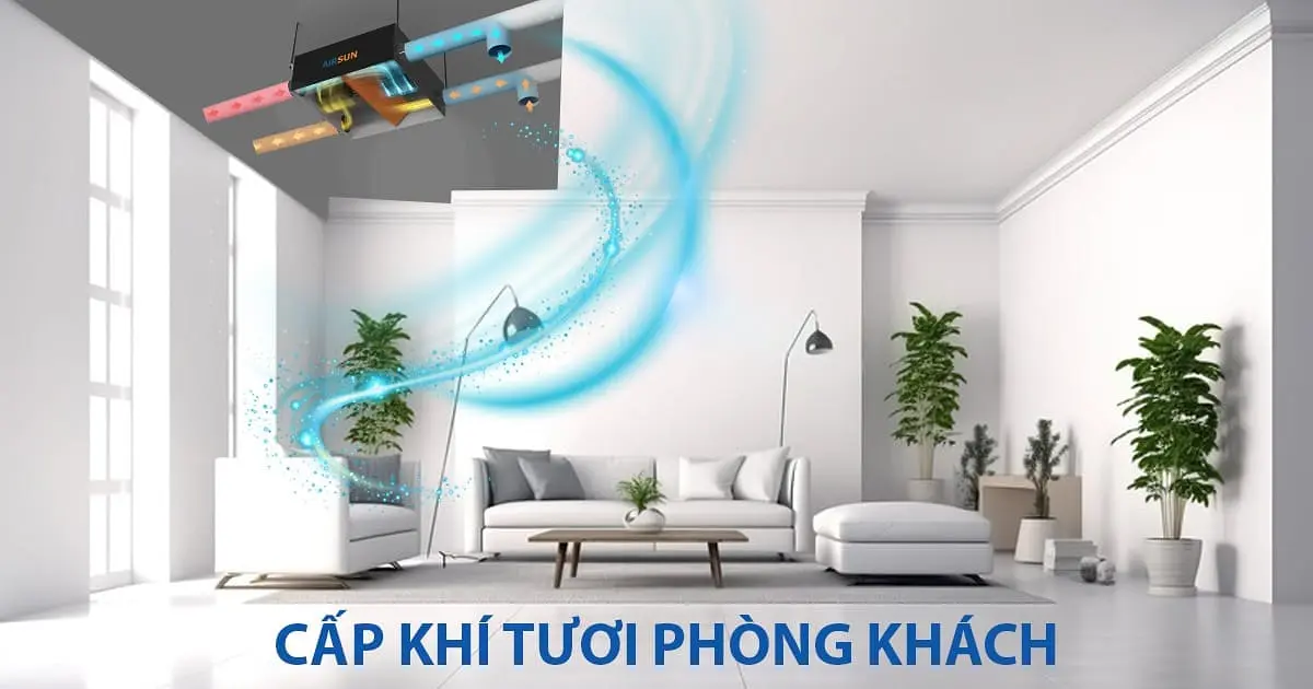 Khi nào nên dùng quạt thông gió cấp khí tươi?